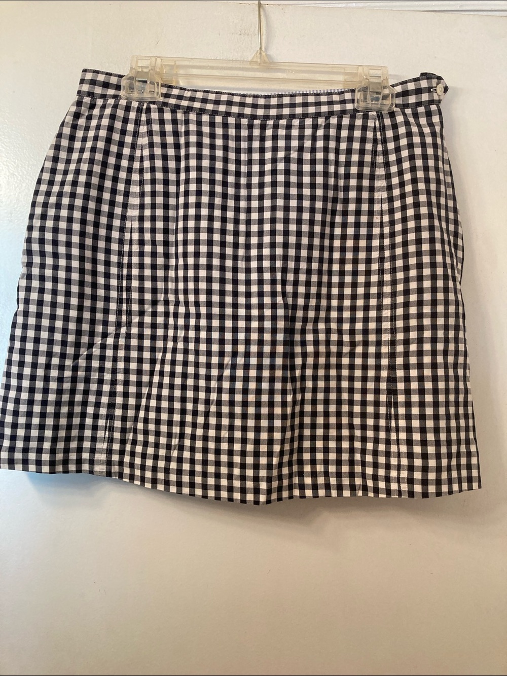 Tommy Hilfiger Black & White Gingham Skort - Size 10